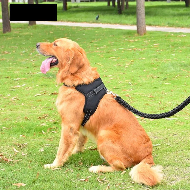 Pet Dogs Adjustable Harness Small and Large Dog Harness Vest,150cm Strong Dog Leash Pet Leashes Reflective Leash Drag Pull Tow