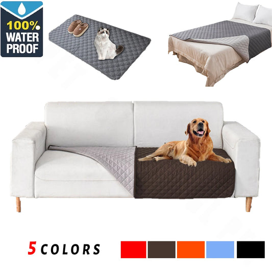 Pet Waterproof Blanket Bed Pet Sofa Protector 7 Sizes Waterproof Dog Bed Cover Mat Car Cover For Dog  Couch Pet Accessories