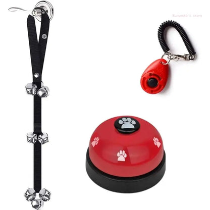 Adjustable Dog Training Bells for Potty and Housebreaking Loud Bells Sounds