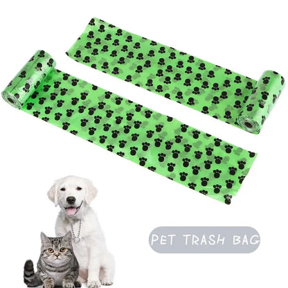 Degradable Garbage Refills Clean-up Plastic Home Supply Pick Pet Dog 5Rolls/75Pcs Waste Poop Bags