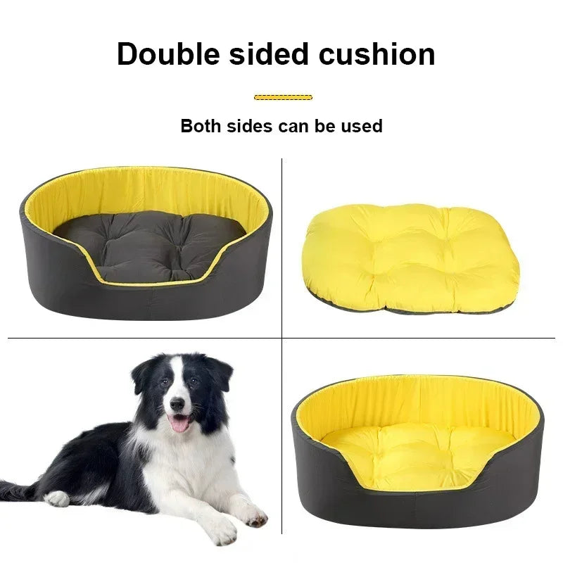 Washable Double Sided Available All seasons Big Size Extra Large Dog Bed House Sofa Kennel Soft Fleece Pet Dog Cat Warm Bed S-XL