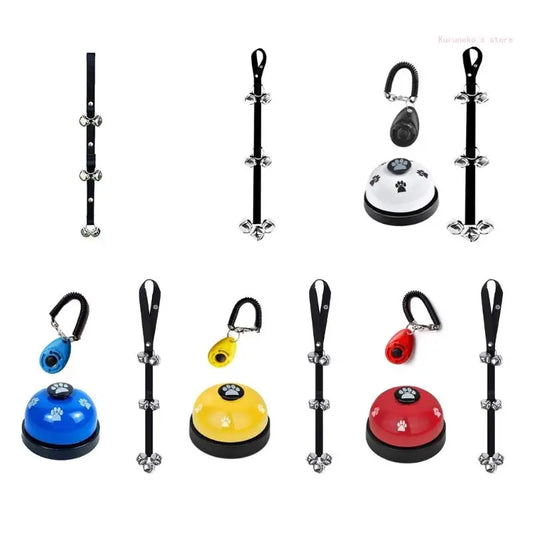 Adjustable Dog Training Bells for Potty and Housebreaking Loud Bells Sounds