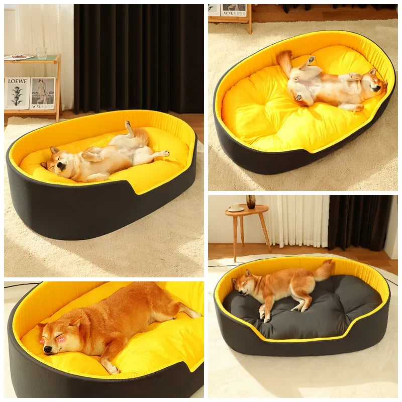 Washable Double Sided Available All seasons Big Size Extra Large Dog Bed House Sofa Kennel Soft Fleece Pet Dog Cat Warm Bed S-XL